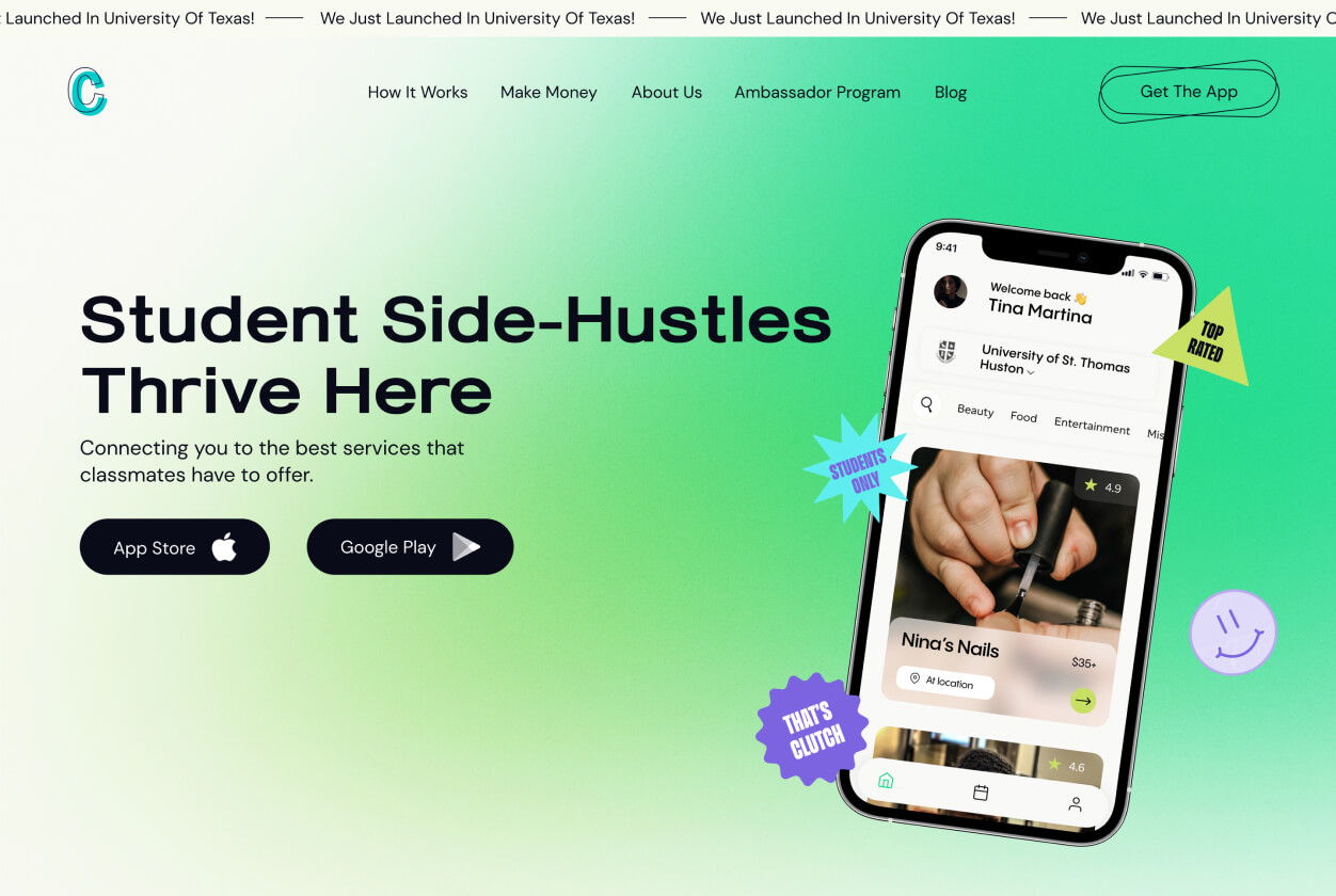 That's Clutch Website - Desktop Version